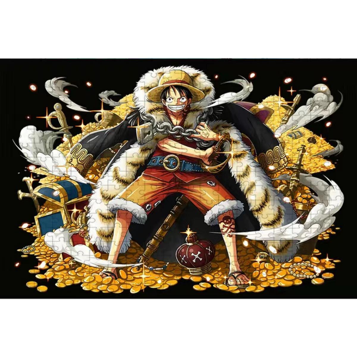 Luffy Character Image Puzzle Photo Frame Decoration