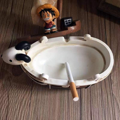 Luffy Going Merry Ashtray Creative Personality Ashtray with Lid