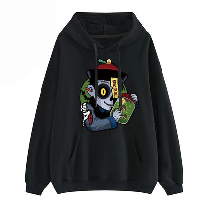 Sasuke character modeling cool creative dynamic blinking eyes cartoon hoodie