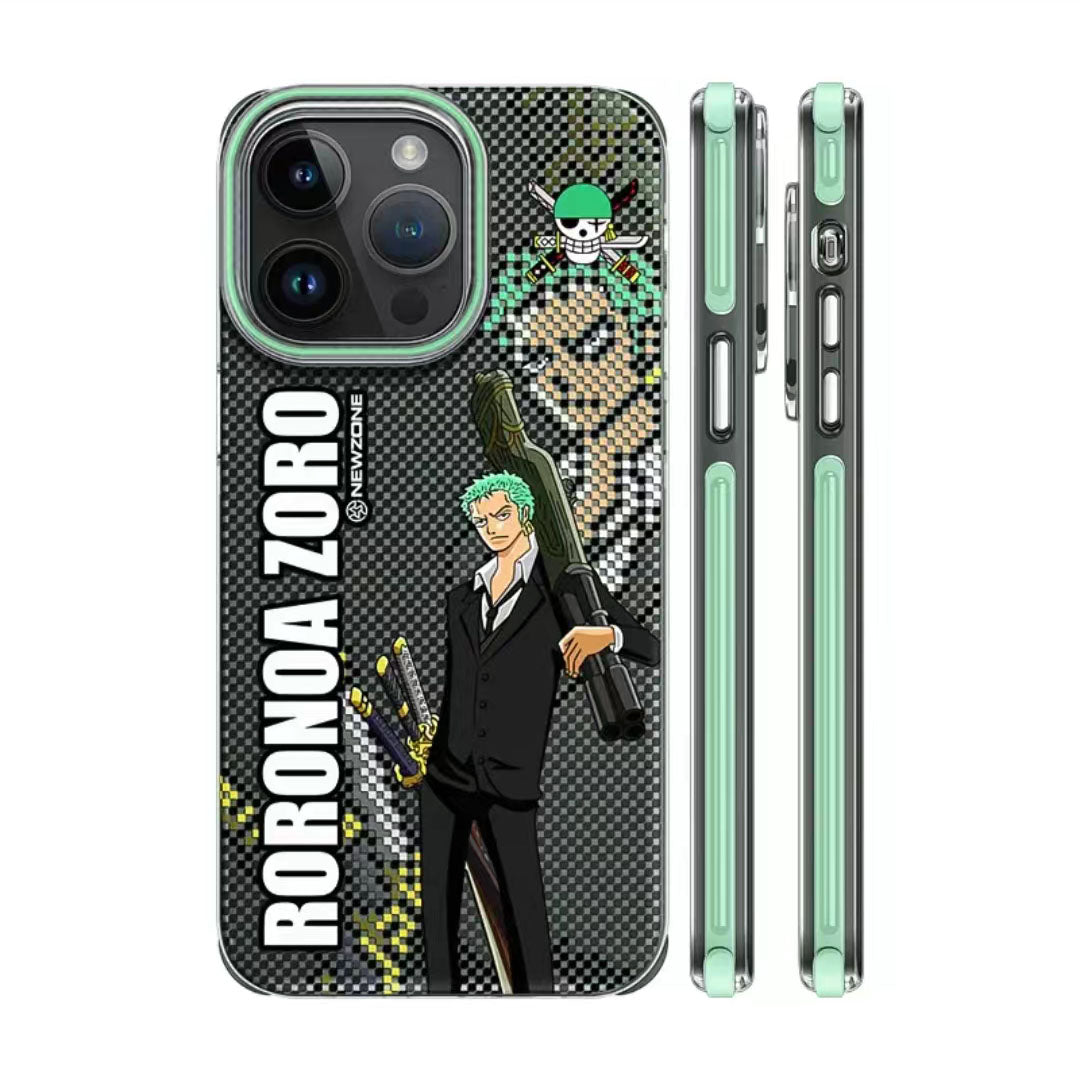 Luffy/Zoro iPhone silicone crash-resistant phone case