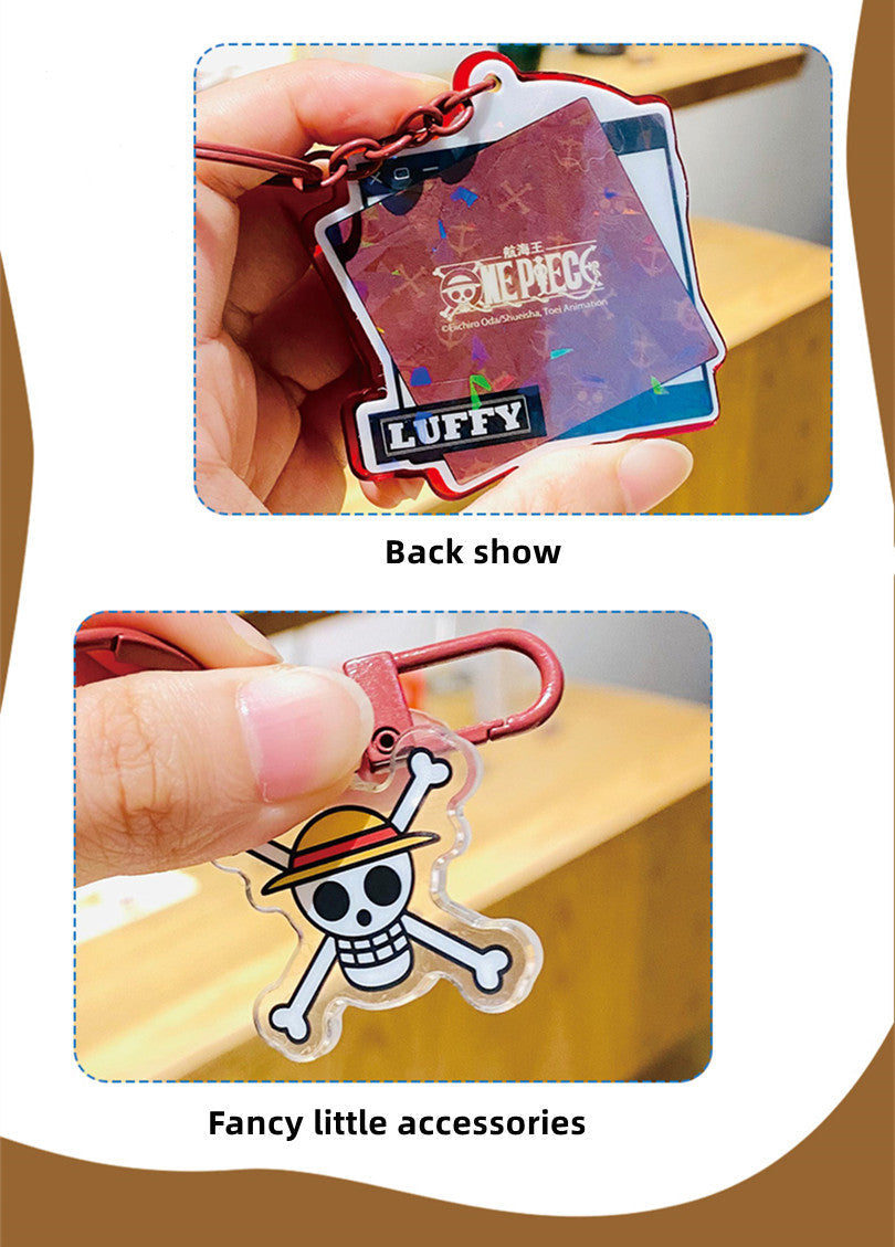 Luffy/Zoro/Nami modelling lovely cartoon keychain blind box