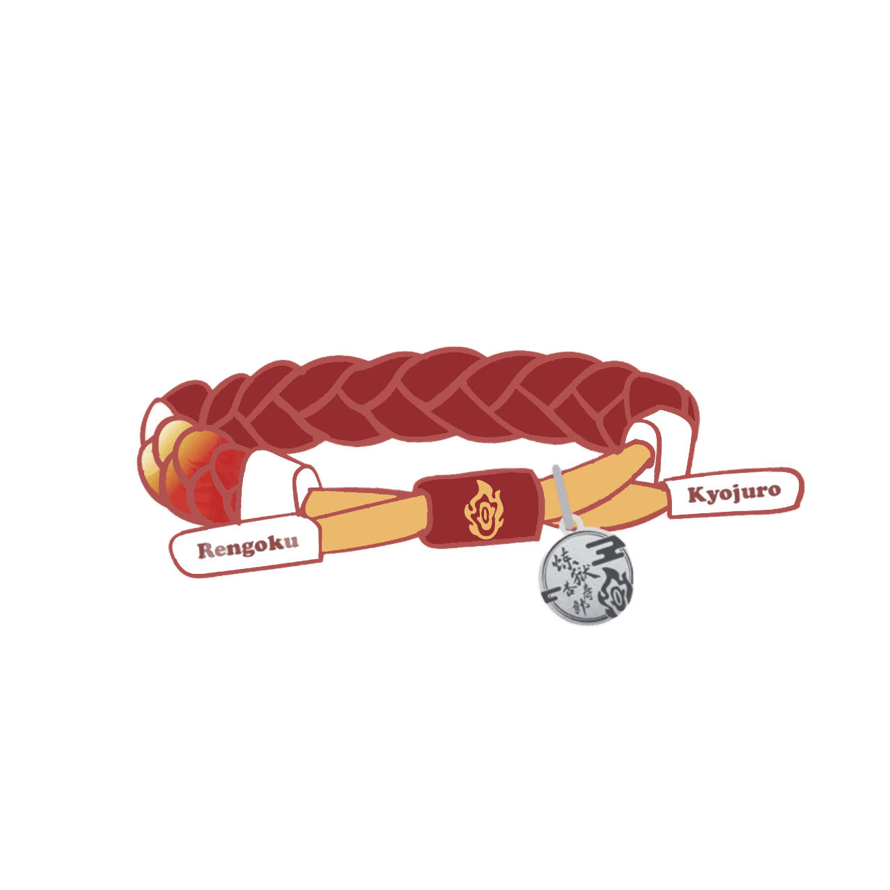 Tanjirou/Nezuko bracelet shoelace braided hand rope A bracelet suitable for gifts