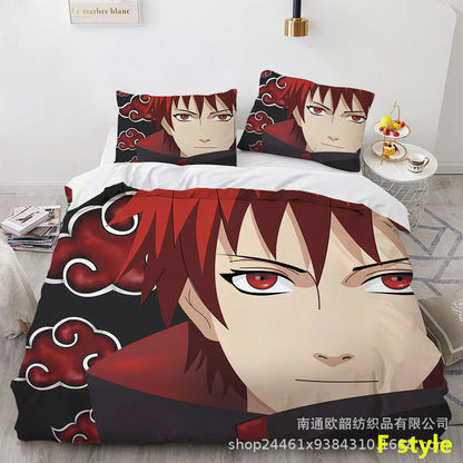 Sharingan /Dawn tissue Comfortable Home Textile Polyester Bedding 3 Sets