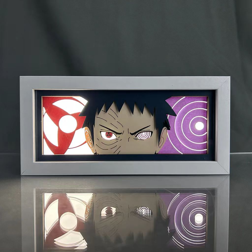 Sasuke/Kakashi/Obito three-dimensional character photo frame decoration