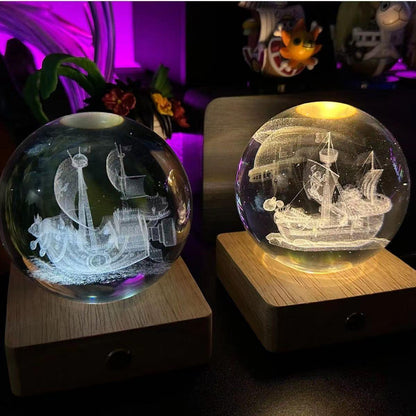 Sunny/Merry DIY rechargeable luminous crystal ball nightlight