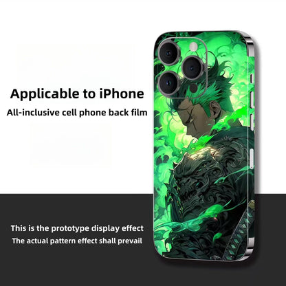 Zoro iPhone cell phone back film beautiful pattern sticker