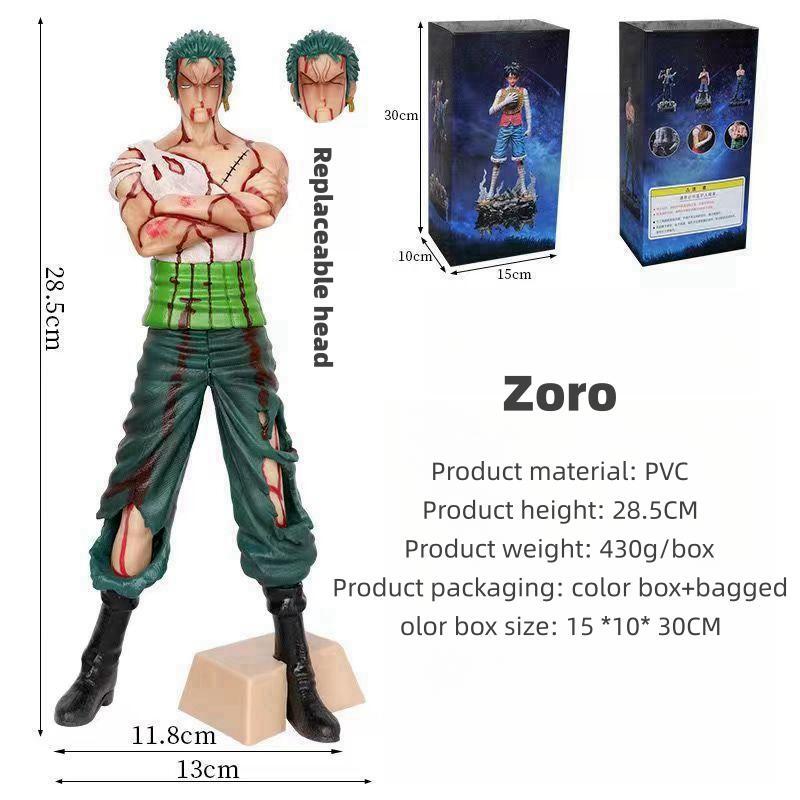 Luffy/Sanji/Zoro handsome character model sculpture