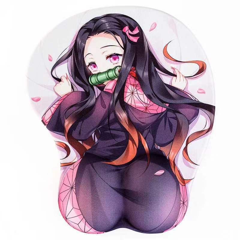 Nezuko Cute, sexy, funny and comfortable silicone mouse pad