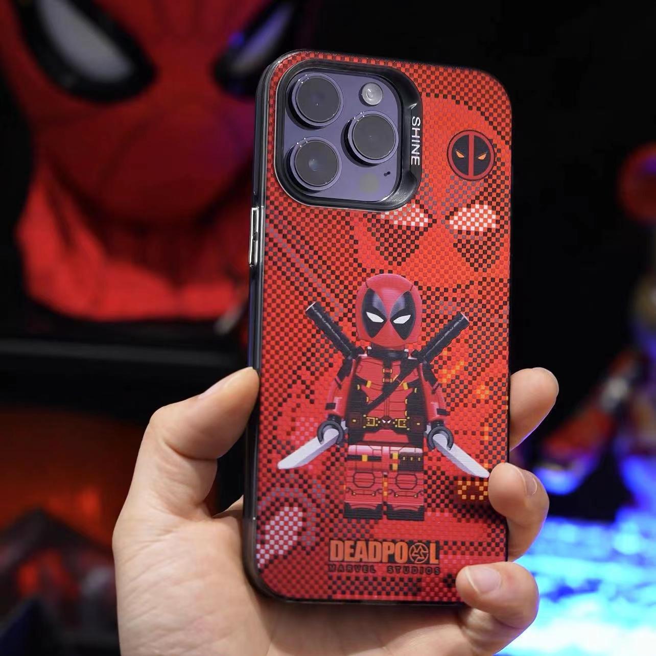 Deadpool/Wolverine iPhone silicone crash-resistant phone case