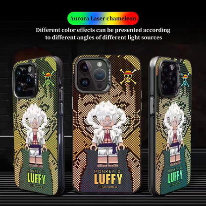 Luffy/Zoro iPhone silicone crash-resistant phone case