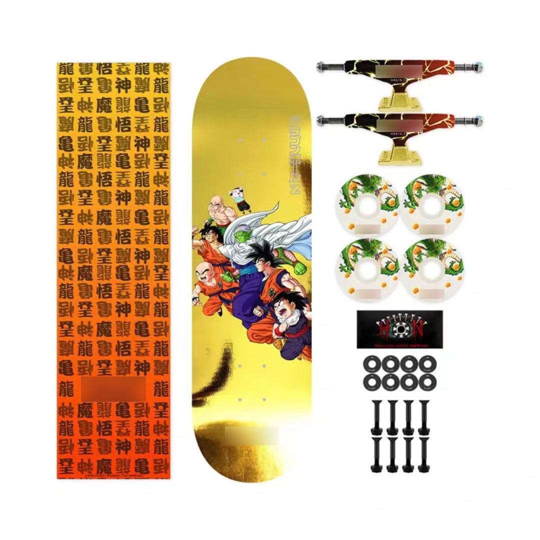 Goku/Vegeta Professional Fine Pattern Skateboard(Size:80CM×20CM)