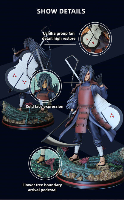 Uchiha Madara double-headed carve gk limited statue model