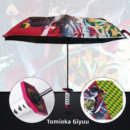 Kamado Tanjirou cool hilt umbrella that folds