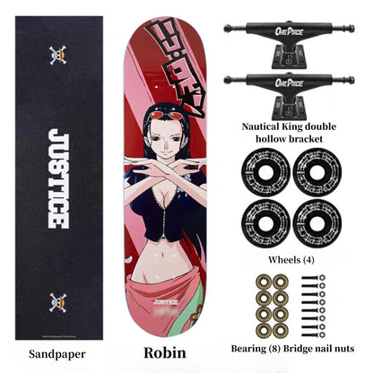 Luffy/Zoro Professional Fine Pattern Skateboard(Size:80CM×20CM)