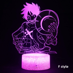 Luffy/Zoro/Sanji Acrylic Panel Character Night Lights