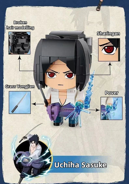 Uzumaki/Sasuke original characters model building block toy