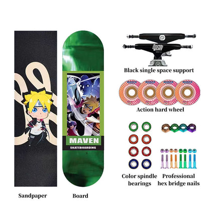 Boruto/Sarada Skateboard Professional skateboard Exquisite pattern skateboard