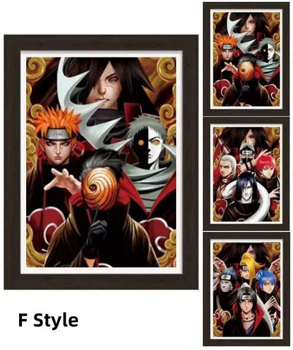 Uzumaki/Sasuke/Kakashi Hd 3d gradient decorative painting cool moving painting characters