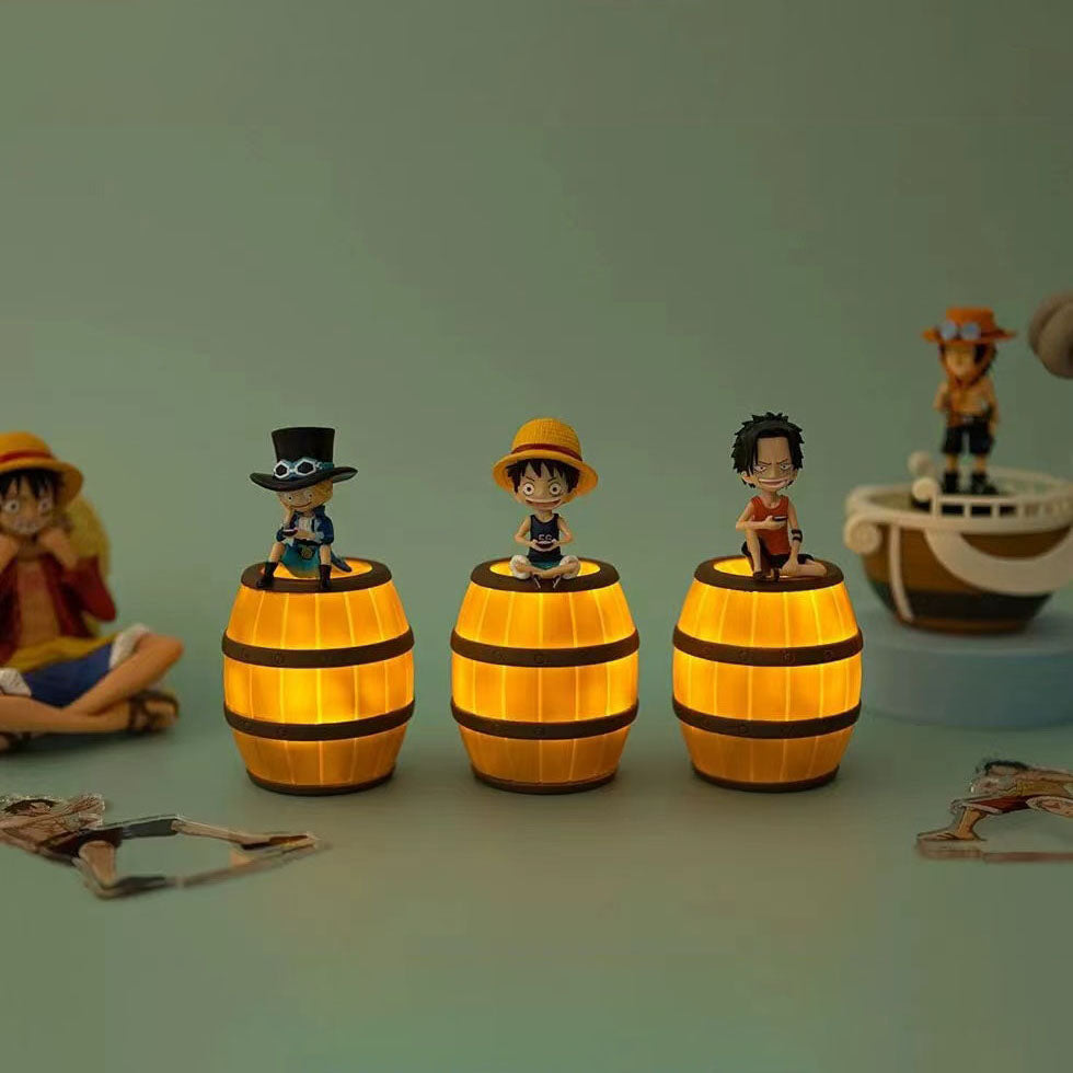 Luffy/Ace/Sabo Atmosphere Decorative Night Lights