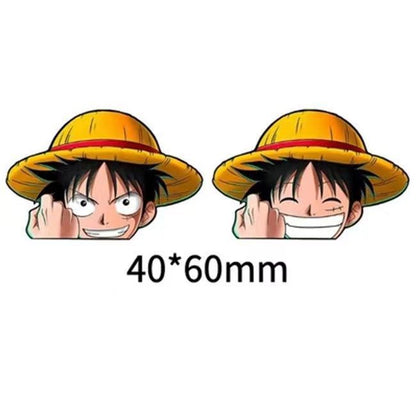 Luffy/Zoro/Nami 3D gradient stickers