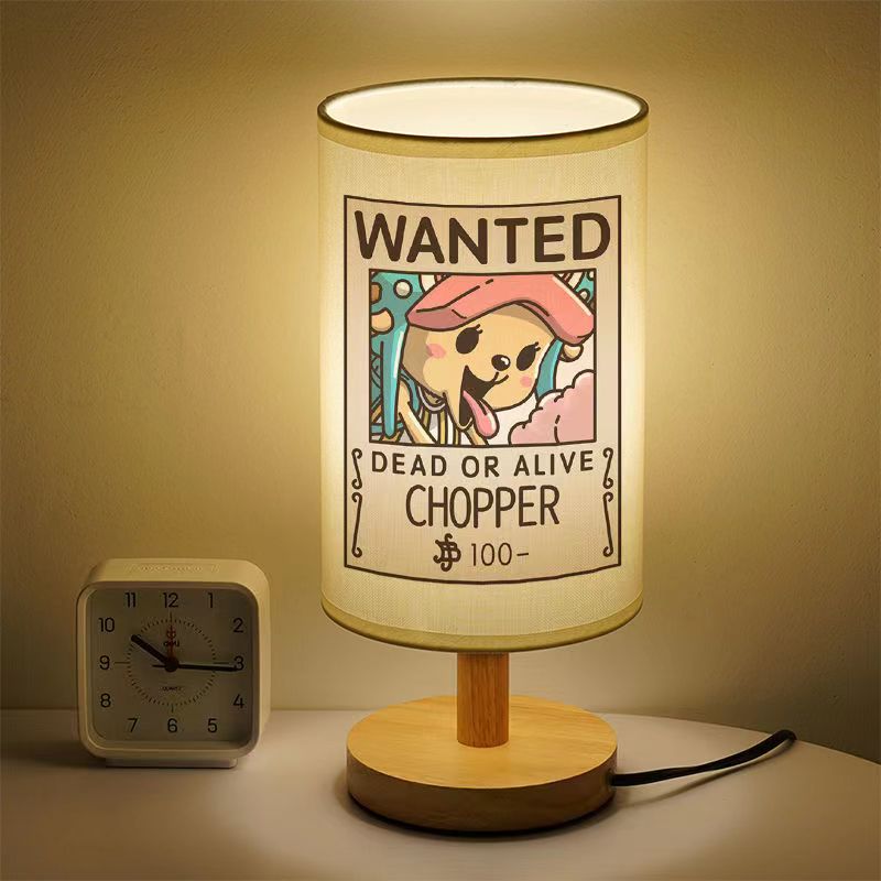 Luffy/Zoro small table lamp led lamp Student eye protection warm lamp