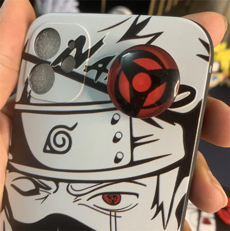 Kakashi/itachi Cool Case For Rotating Sharingan Handmade iPhone Case