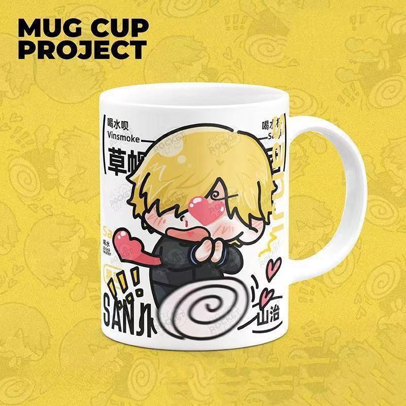 Luffy/Zoro/Ace Cute Character Pattern Heat Resistant and Durable Mugs