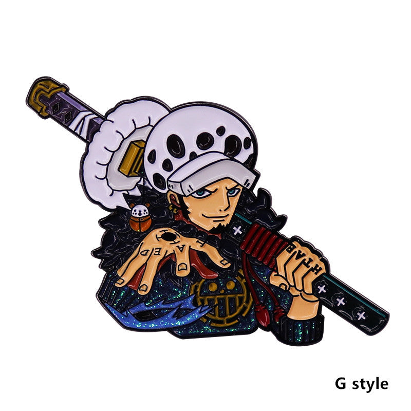 Luffy/Zoro Character Pin Badge