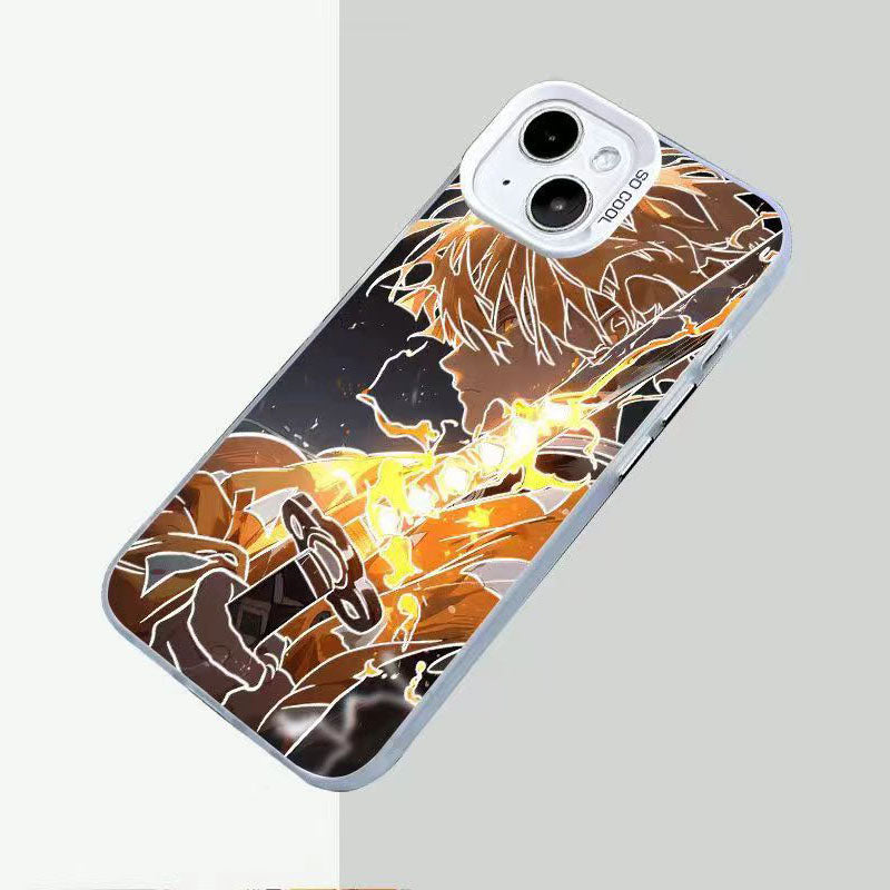 Agatsuma Zenitsu iPhone silicone crash-resistant phone case