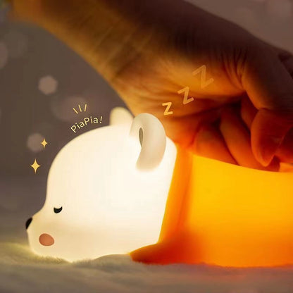 Bepo soft silicon night light warm accompany every night