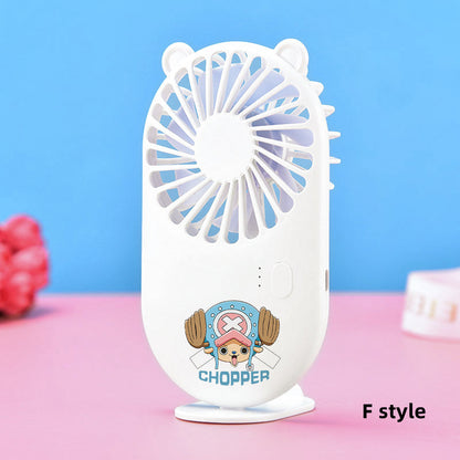 Luffy/Zoro/Chopper character modeling cute portable mini fan