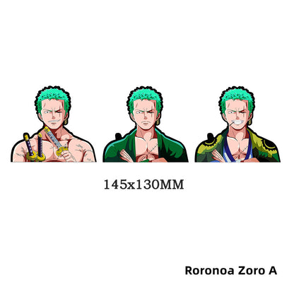 Luffy/Zoro/Nami 3D gradient stickers