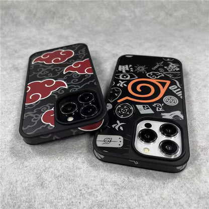 Kurama/Akatsuki iPhone silicone crash-resistant phone case