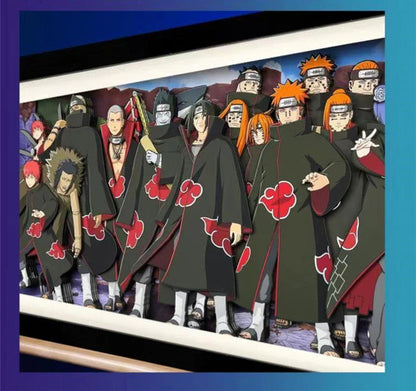 Akatsuki handsome cartoon handicraft 3D drawing