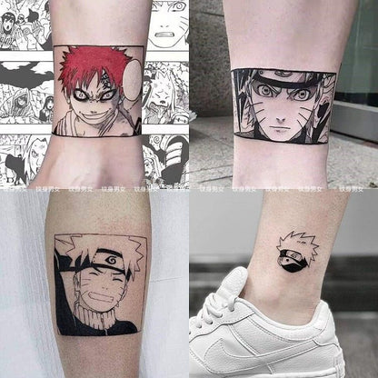 Uzumaki/Sasuke Cool character tattoo stickers