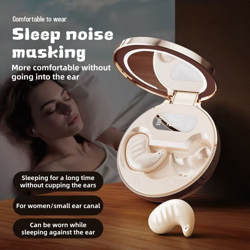 Mickey/Minnie Bluetooth Wireless Sleep Headphones, Soft and Comfortable, Sleep Aid Noise Reduction, Enjoy Tranquil Dreams, Portable Lighted Makeup Mirror