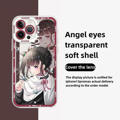 Tanjirou/Nezuko iPhone, Android phone case Apple Refined Trend silicone anti-collision phone case