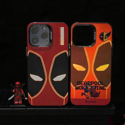 Deadpool/Wolverine iPhone silicone crash-resistant phone case