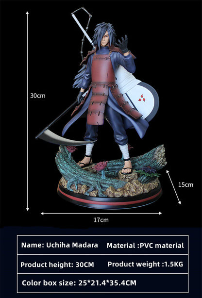 Uchiha Madara double-headed carve gk limited statue model