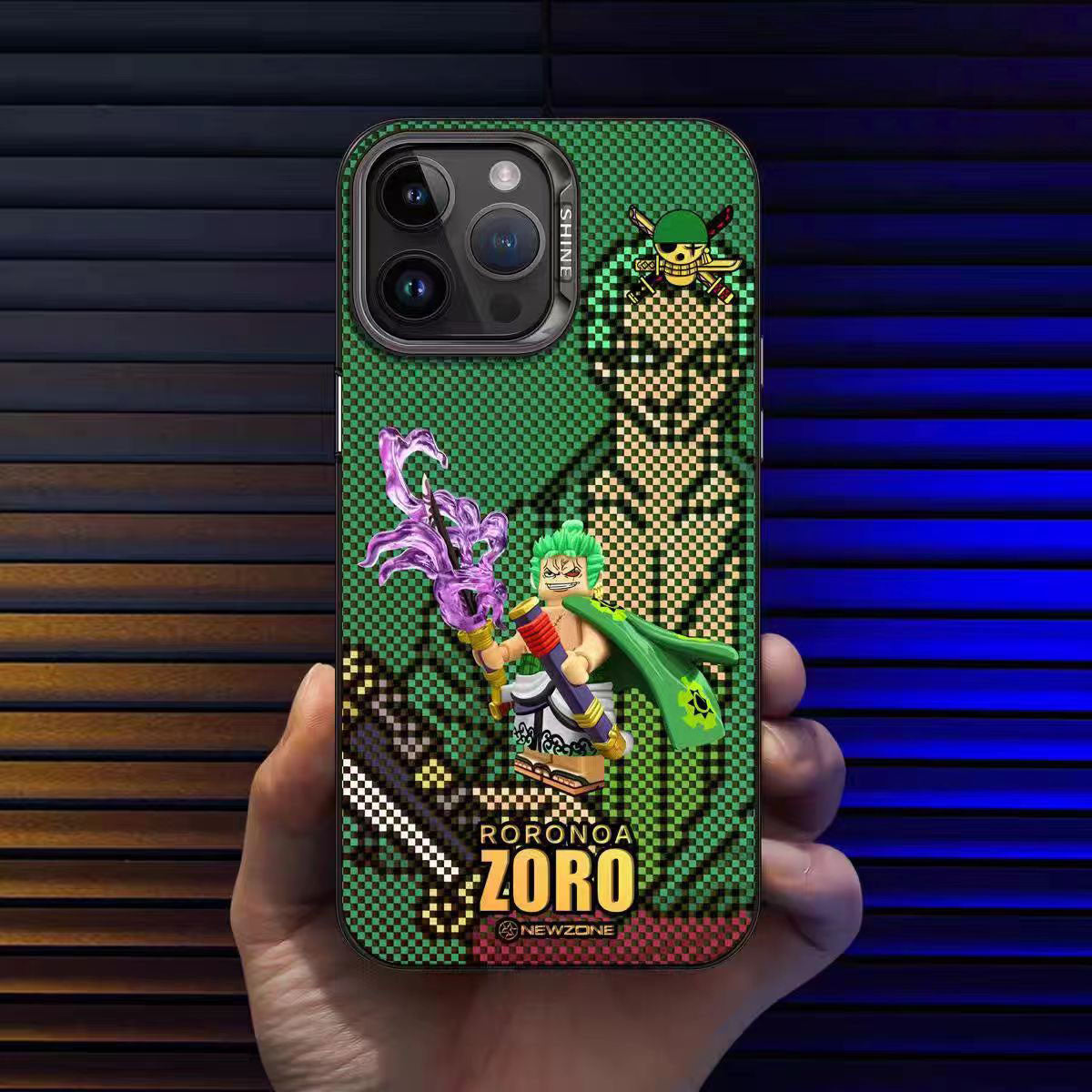 Luffy/Zoro iPhone silicone crash-resistant phone case