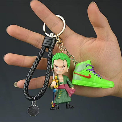 Nika luffy/Zoro character model keychain