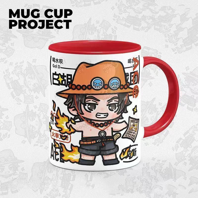 Luffy/Zoro/Ace Cute Character Pattern Heat Resistant and Durable Mugs