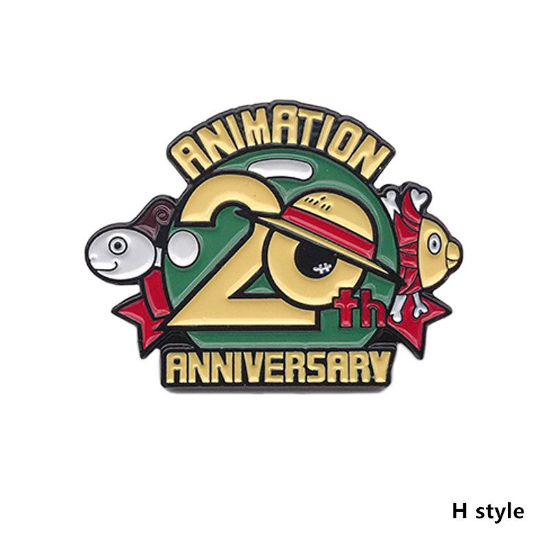 Luffy/Zoro Character Pin Badge