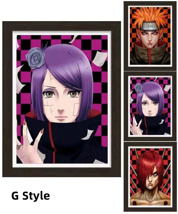 Uzumaki/Sasuke/Kakashi Hd 3d gradient decorative painting cool moving painting characters