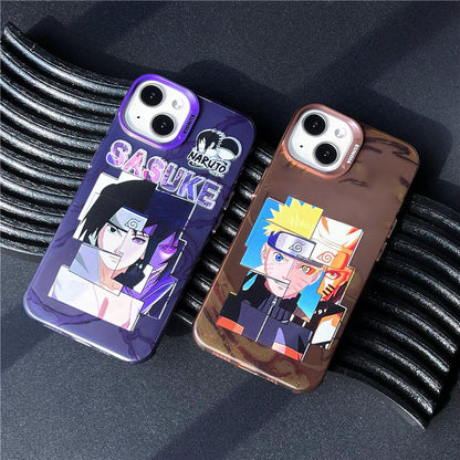 Sasuke/Uzumaki Apple exquisite Trend Silicone Anti-collision phone case