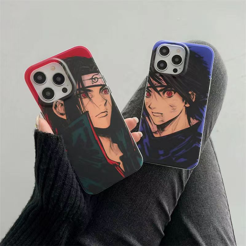 Sasuke/Itachi Apple refined trend silicone anti-collision phone case