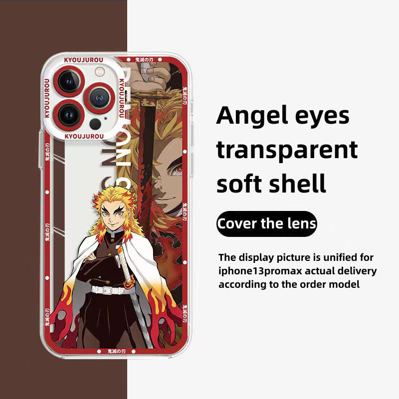 Tanjirou/Nezuko iPhone, Android phone case Apple Refined Trend silicone anti-collision phone case