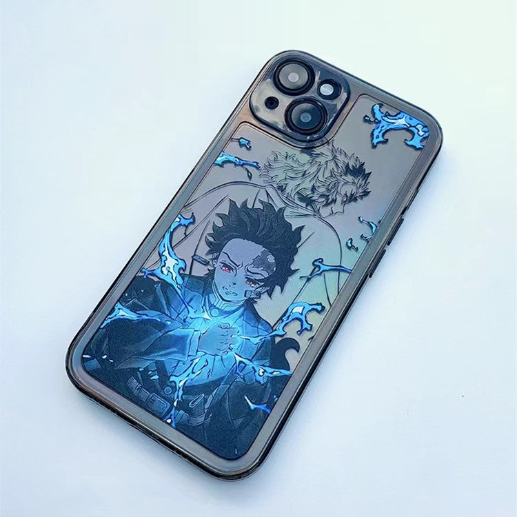 Tanjirou/Zenitsu Apple exquisite Trend Silicone Anti-collision phone case