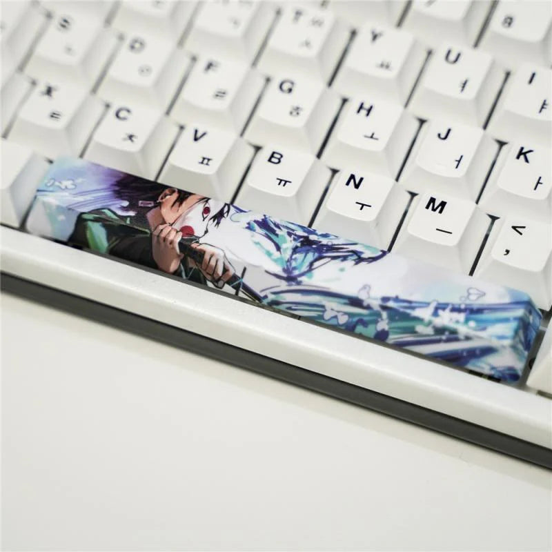 Nezuko/Tanjirou/Kanroji Mitsuri Creative transparent cute mechanical keyboard cap