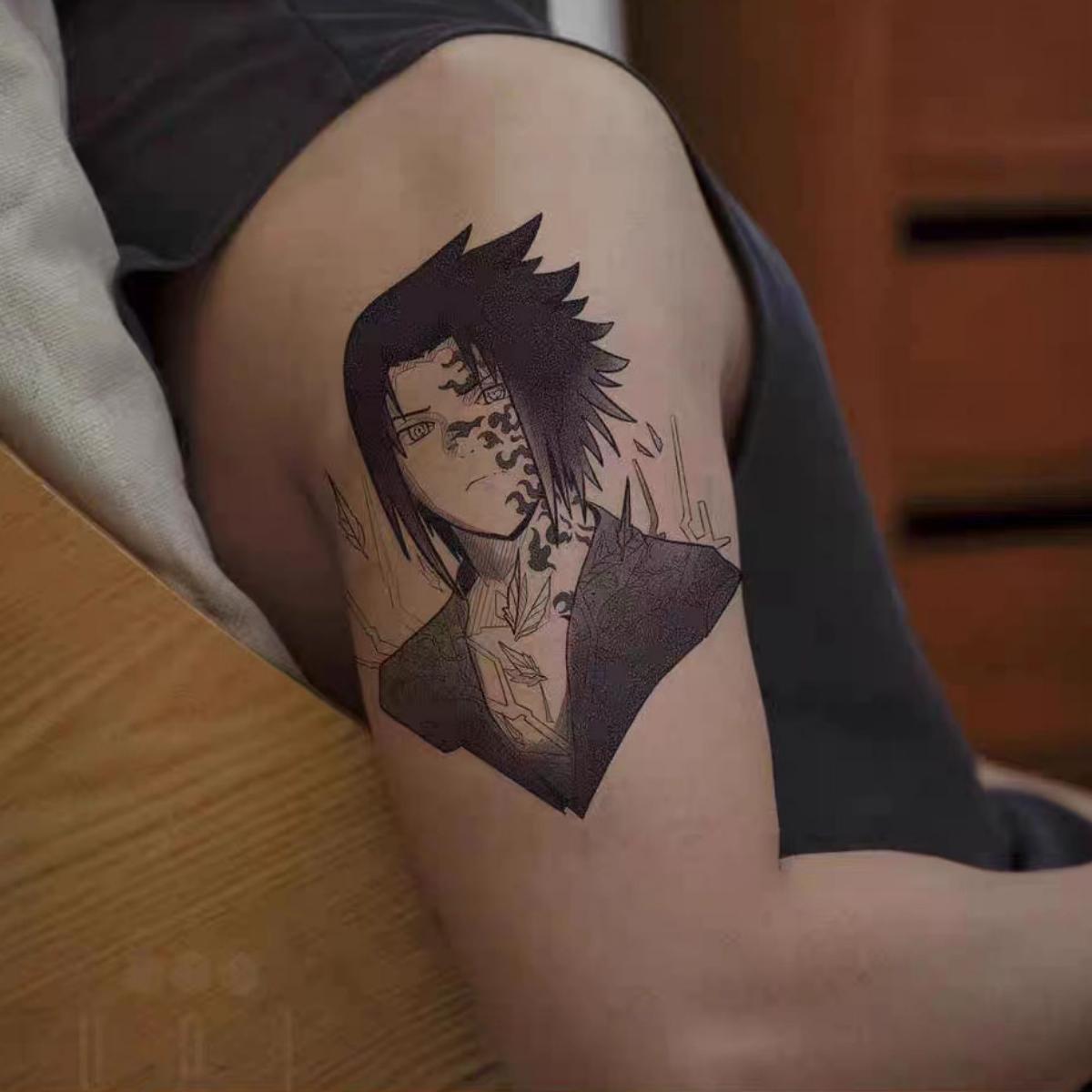 Uchiha Sasuke/Uzumaki/Hatake Kakashi Cool semi-permanent tattoo stickers